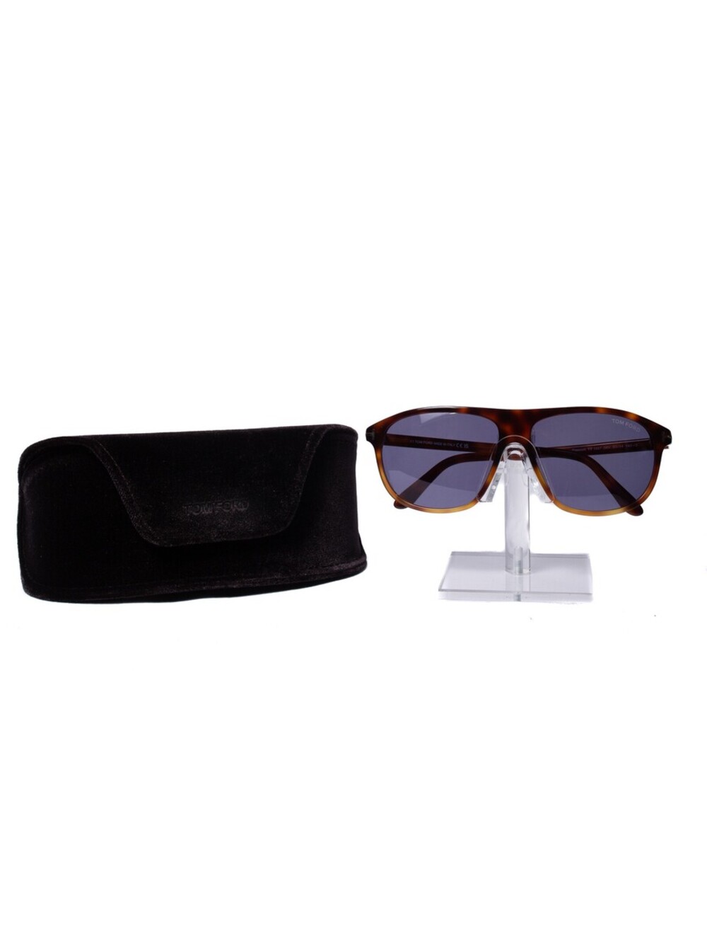Tom Ford Unisex Tortoise Windshields Brown